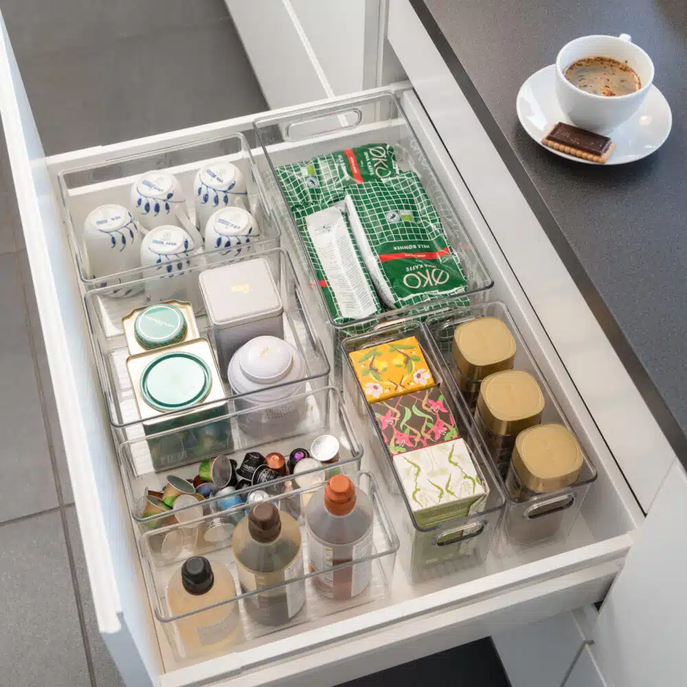 Alberte – Stabelbar opbevaringskasse (dybde: 25,5 cm)