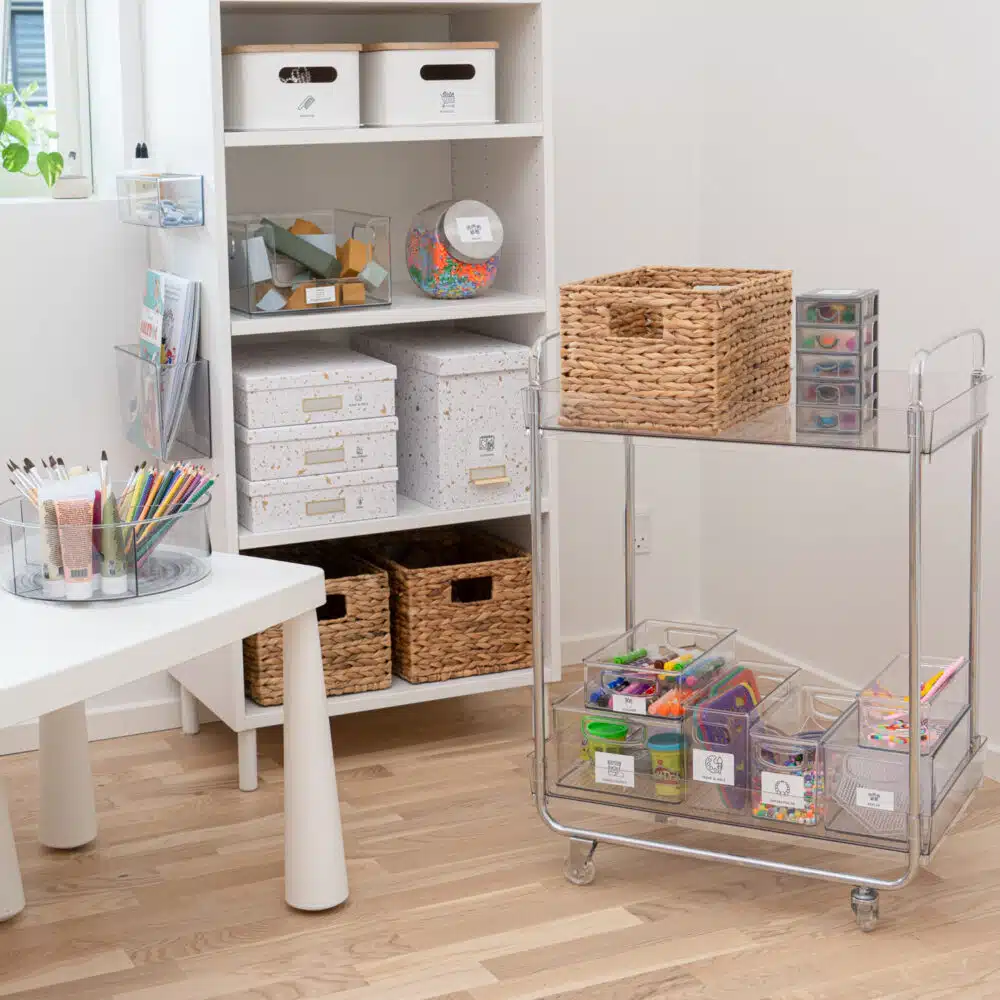 Alberte – Stabelbar opbevaringskasse (dybde: 25,5 cm)