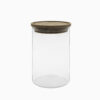Merle - Opbevaringsglas med låg af bøgetræ