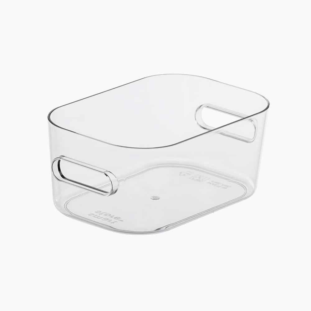 Cajsa – Transparent plastkasse (8 størrelser)