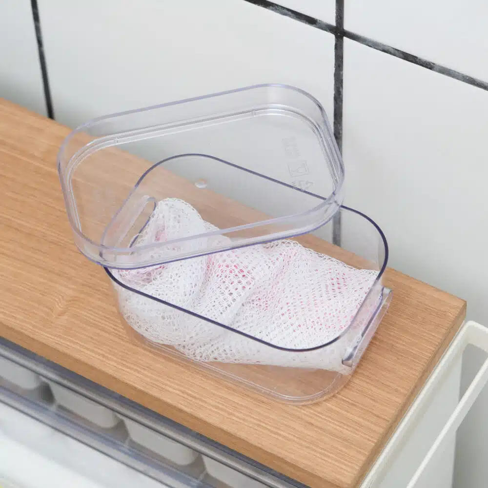 Cajsa – Transparent plastkasse (8 størrelser)