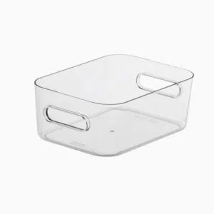 Cajsa - Transparent plastkasse (8 størrelser)