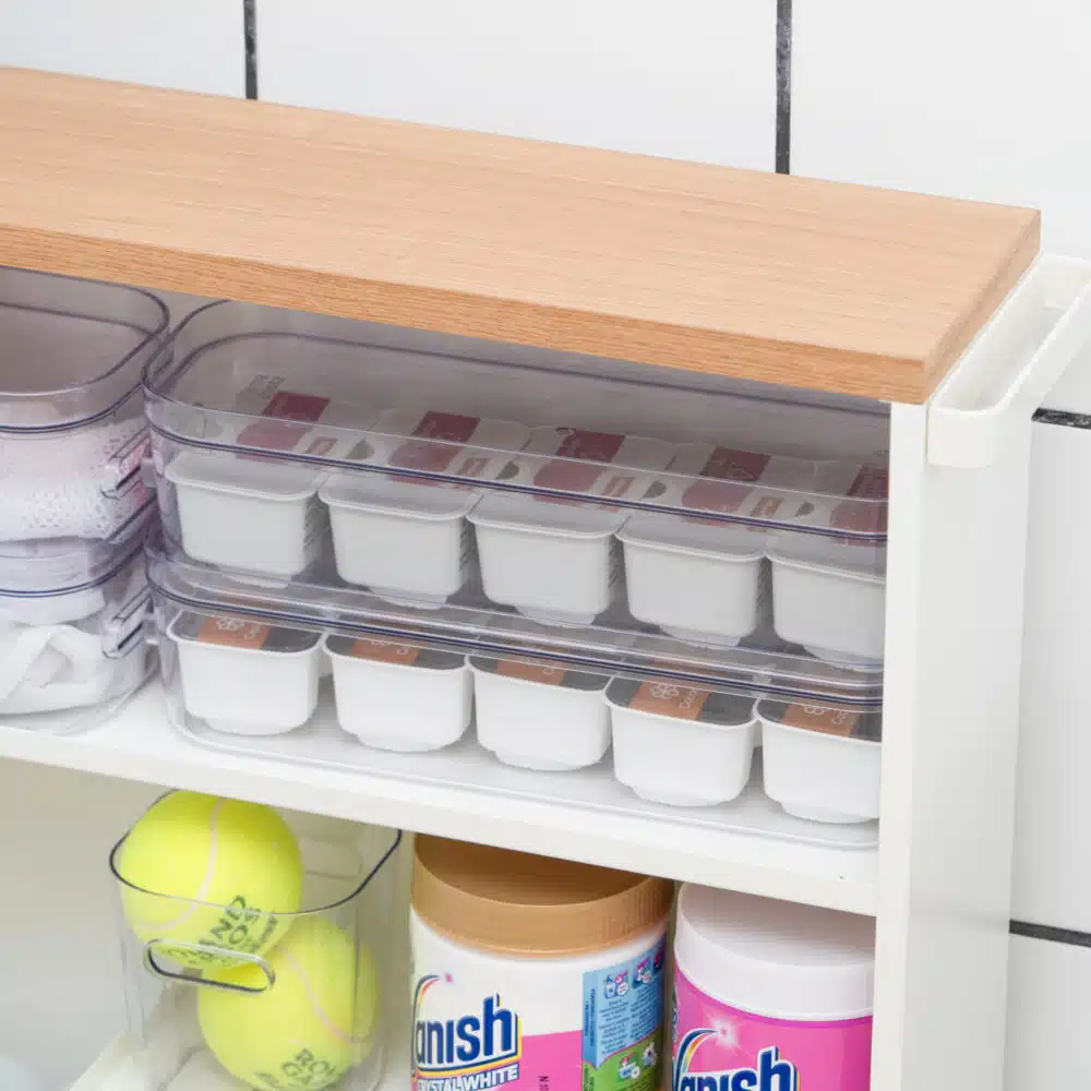 Cajsa – Transparent plastkasse (8 størrelser)