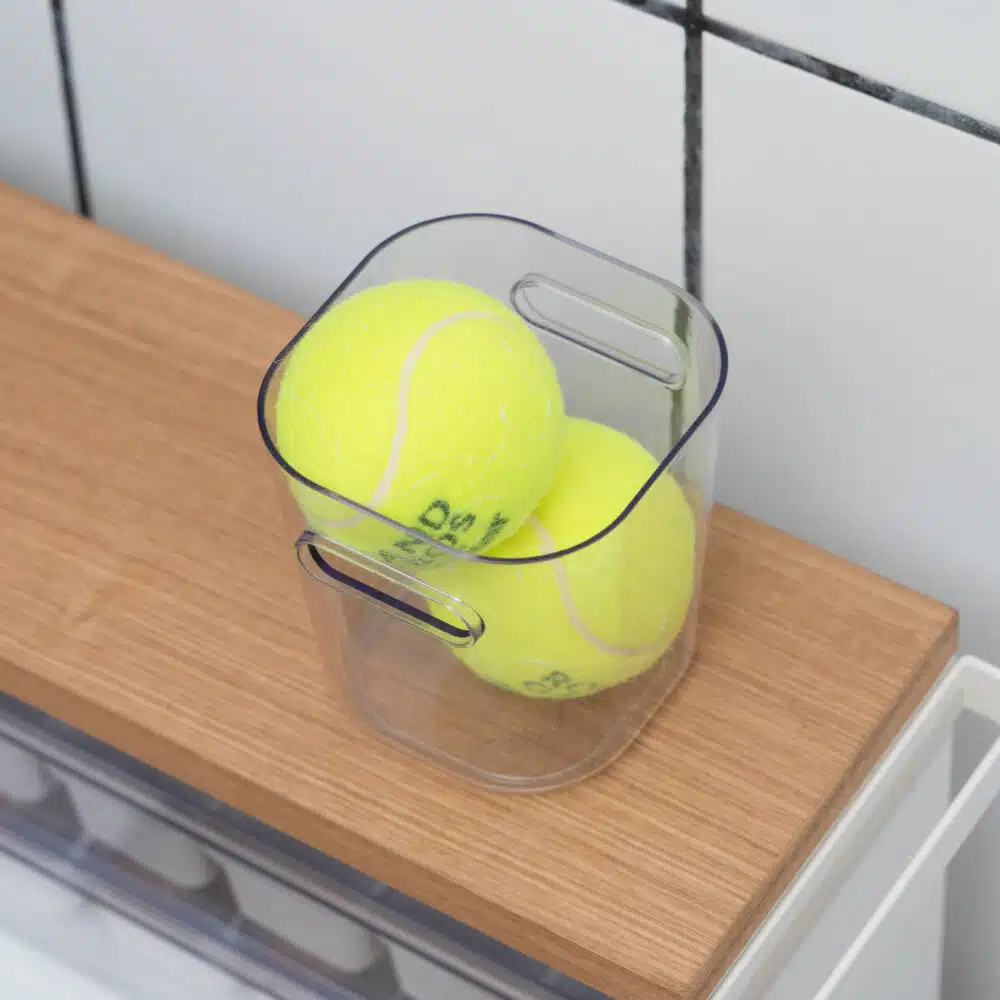 Cajsa – Transparent plastkasse (8 størrelser)