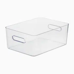 Cajsa - Transparent plastkasse (8 størrelser)