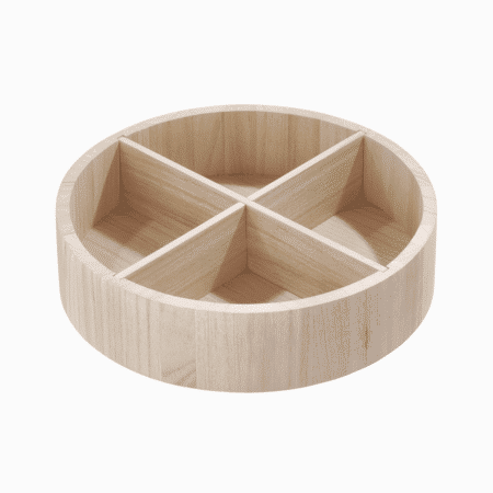 The Home Edit – Turntable i kejsertræ med rum