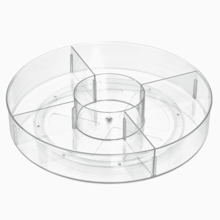 The Home Edit – Turntable med 5 rum (lav kant)