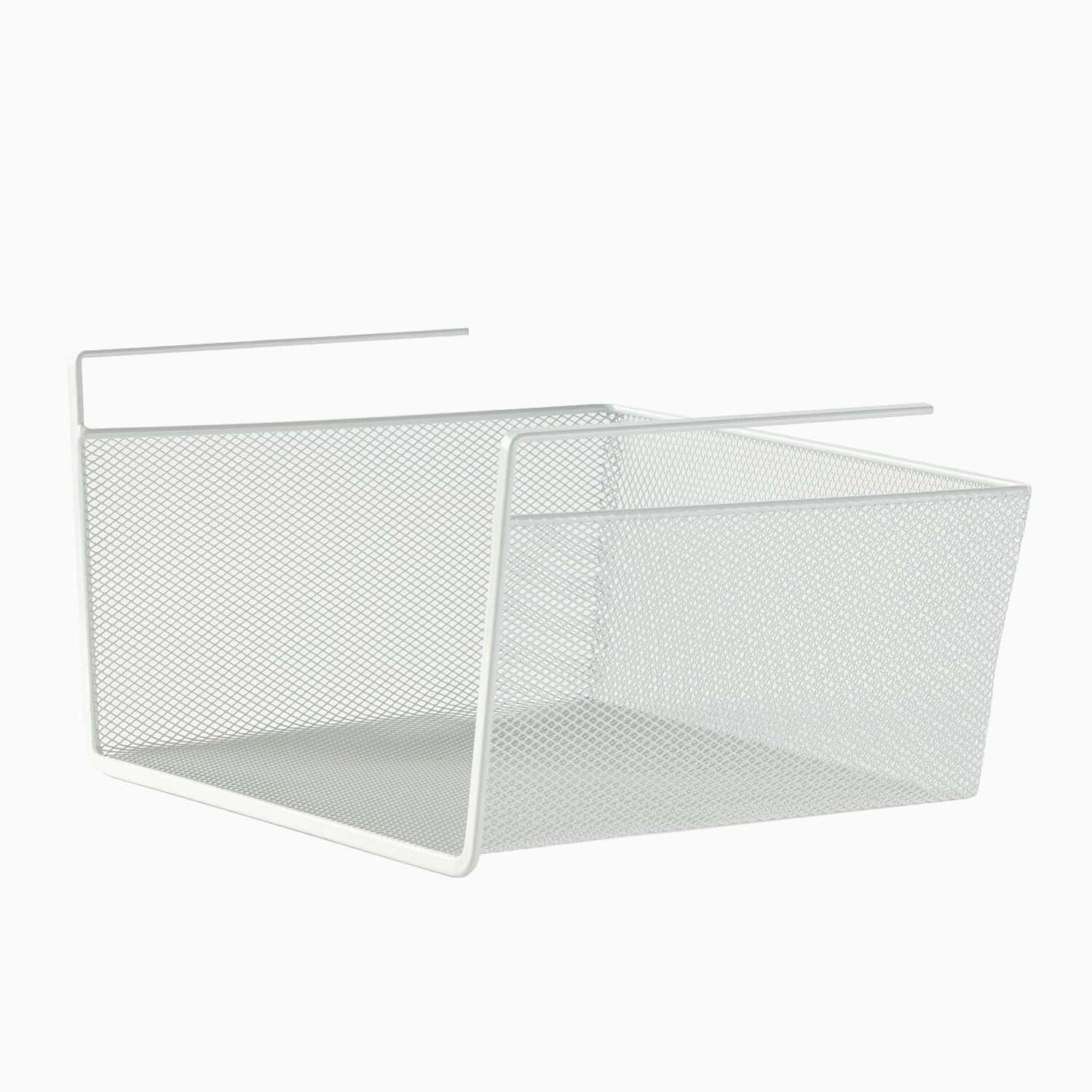 Hyldehængt kurv – Hvid – 30cm x 25cm x 15cm – Rikke