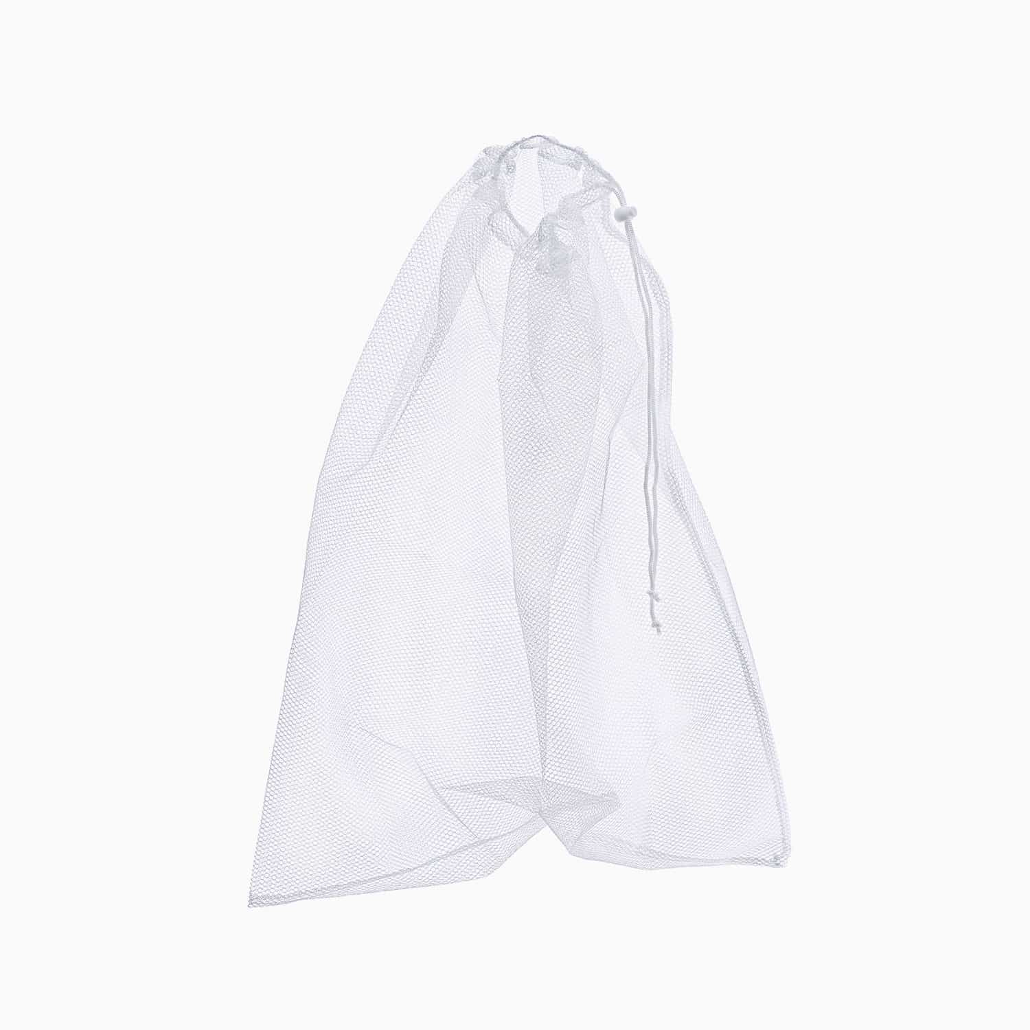 Opbevaringsnet med snøreluk – Hvid – 64cm x 1cm x 75cm – Simone