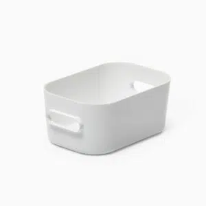 Cajsa - Hvid plastkasse (7 størrelser)