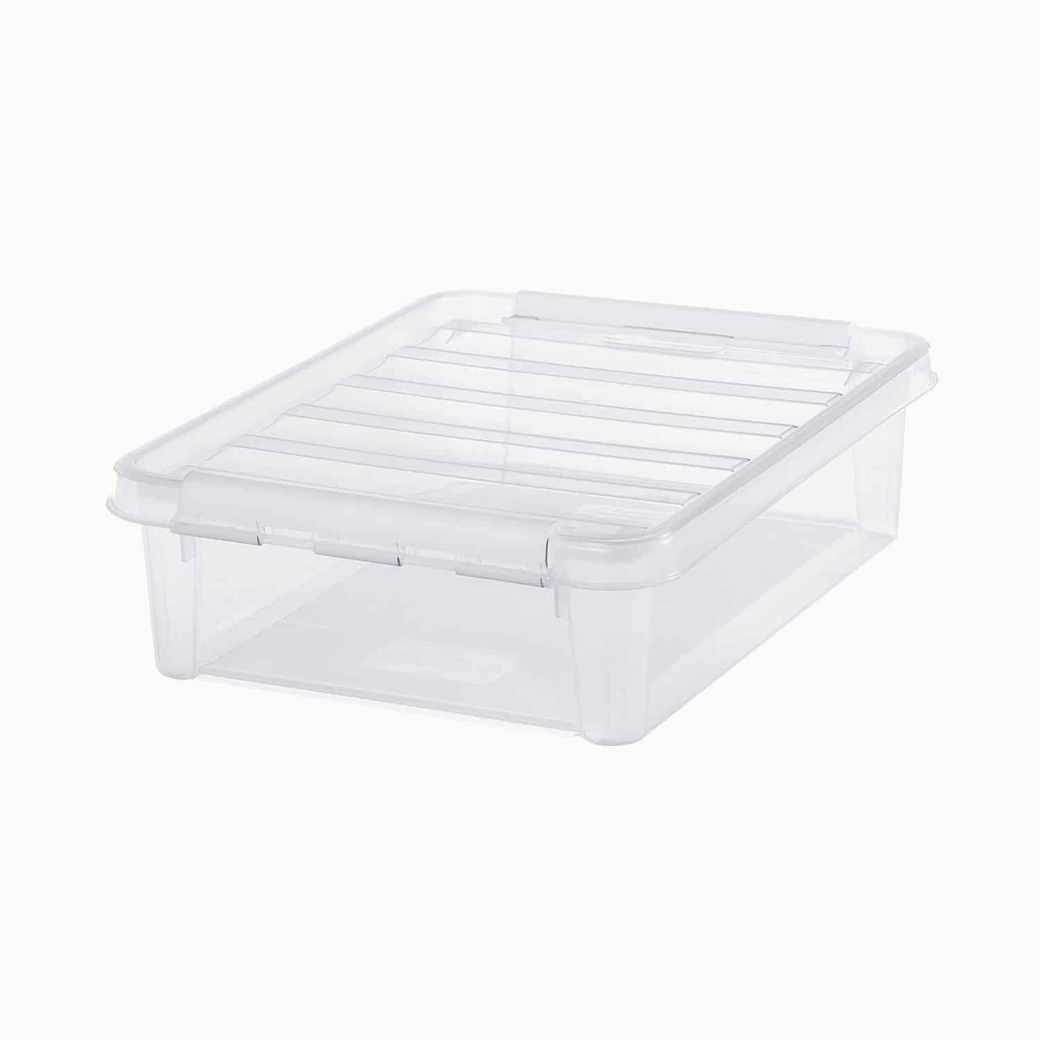 Opbevaringsboks (16 størrelser) – Transparent – 30,5cm x 40cm x 11cm – Eva