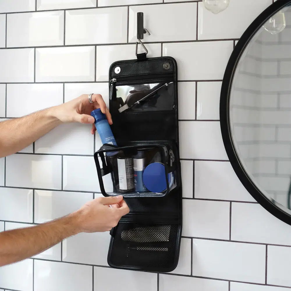 Adriana – Toilettaske med krog (3 farver)