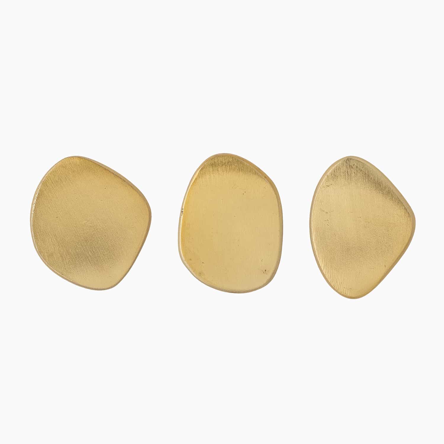 Bloomingville Guld Knager 3 Stk. Guld 4cm X 4cm X 3cm Harlow
