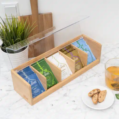 Adeline – Tekasse i bambus med 5 rum