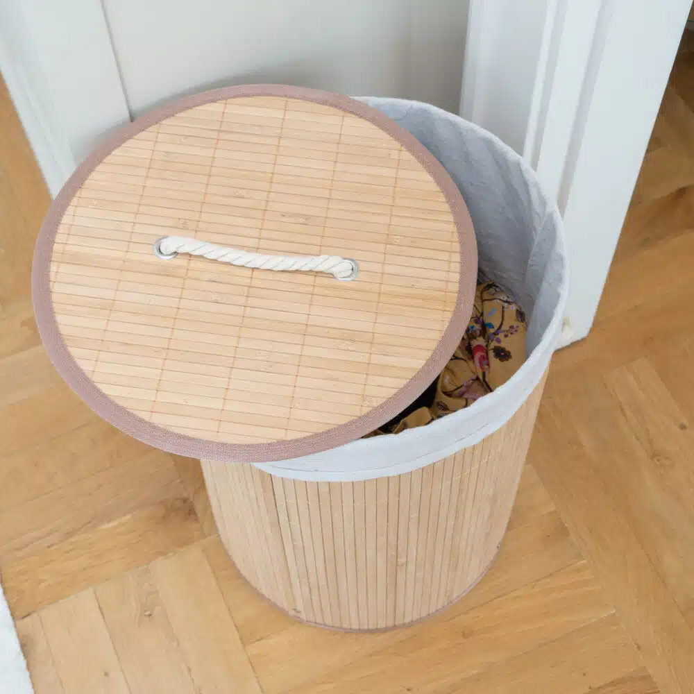 Adeline – Vasketøjskurv i bambus (2 varianter)