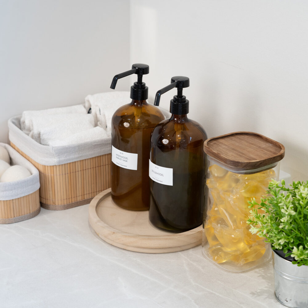 Fauna – Sæbedispenser i glas, 1000 ml (2 farver)