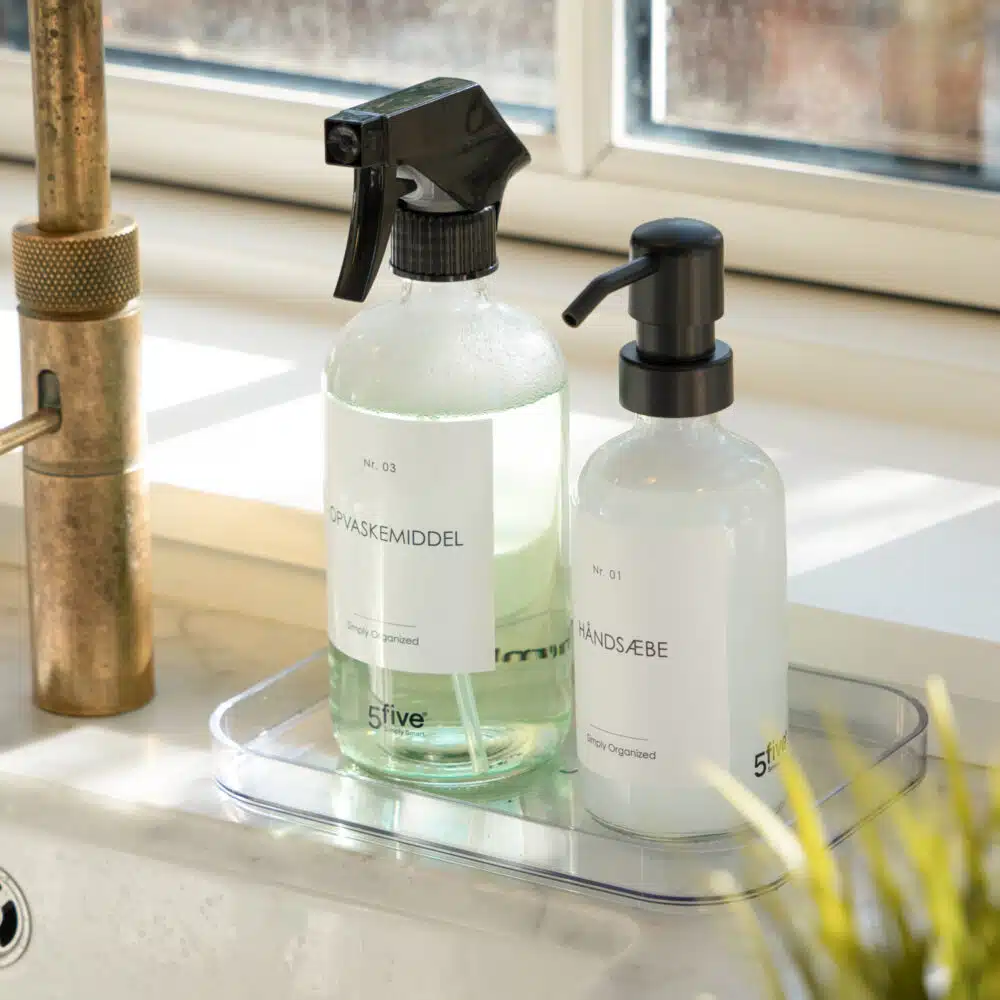 Fauna – Sæbedispenser i glas, 250 ml (2 farver)