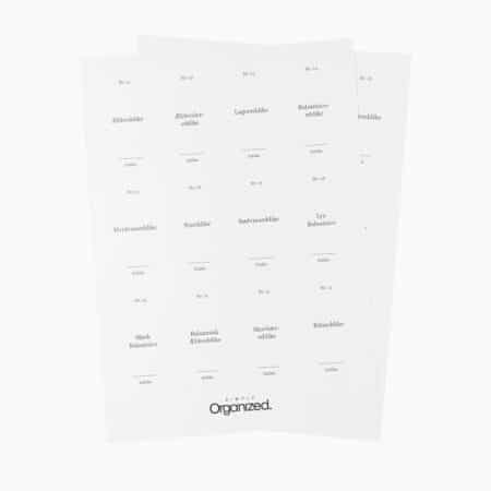 Rosalia – Eddikelabels, 24 stk. (2 varianter)