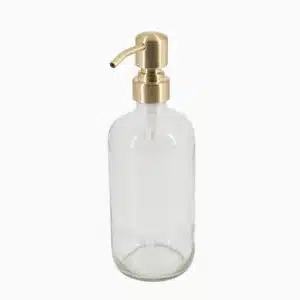 Freja - Sæbedispenser i glas, 450 ml (4 pumpevarianter)