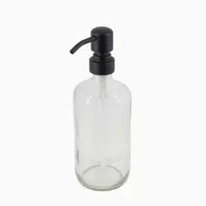 Freja - Sæbedispenser i glas, 450 ml (4 pumpevarianter)