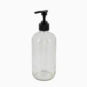 Freja - Sæbedispenser i glas, 450 ml (4 pumpevarianter)