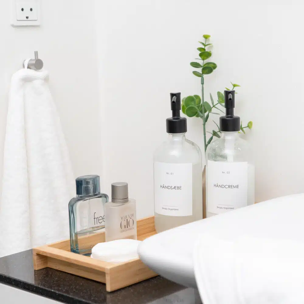 Freja – Sæbedispenser i glas, 450 ml (4 pumpevarianter)