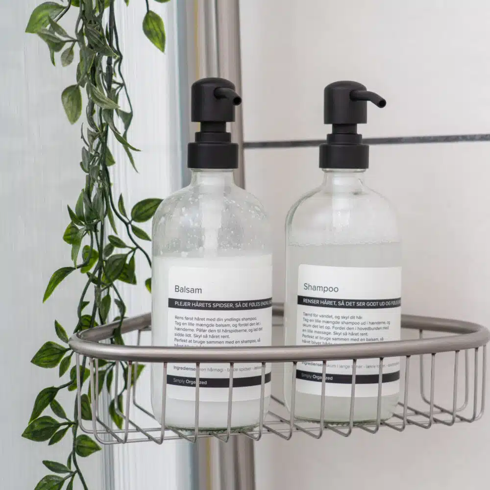 Freja – Sæbedispenser i glas, 450 ml (4 pumpevarianter)