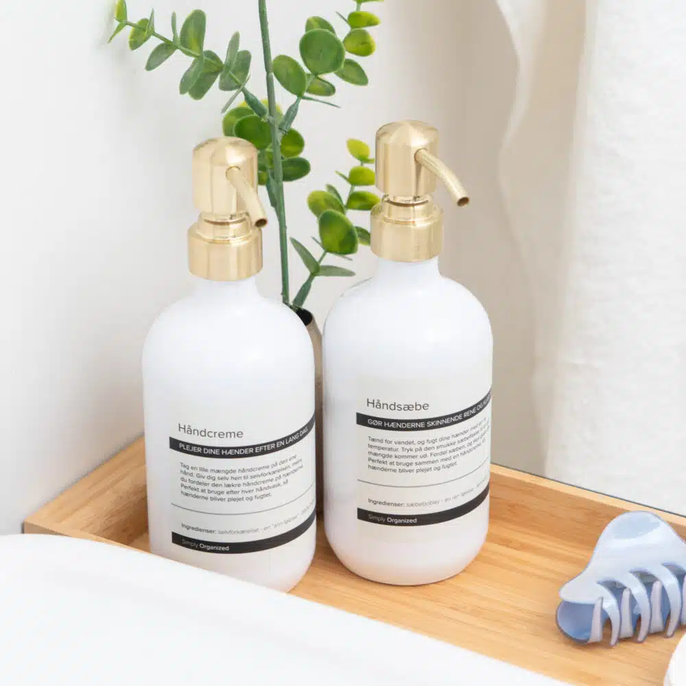 Frigga – Sæbedispenser i plast, 450 ml (4 pumpevarianter)