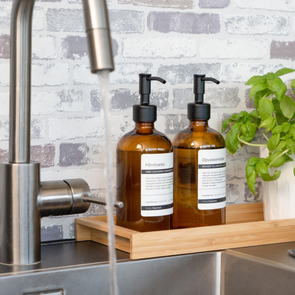 Freja – Sæbedispenser i glas, 450 ml (4 pumpevarianter)
