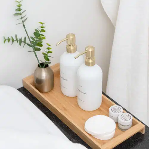 Freja – Sæbedispenser i glas, 450 ml (4 pumpevarianter)