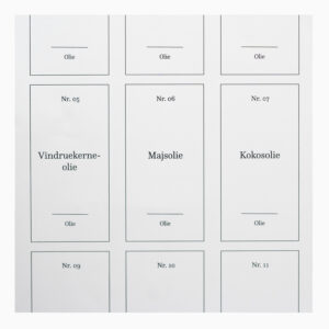 Rosalia - Olielabels, 24 stk. (2 varianter)