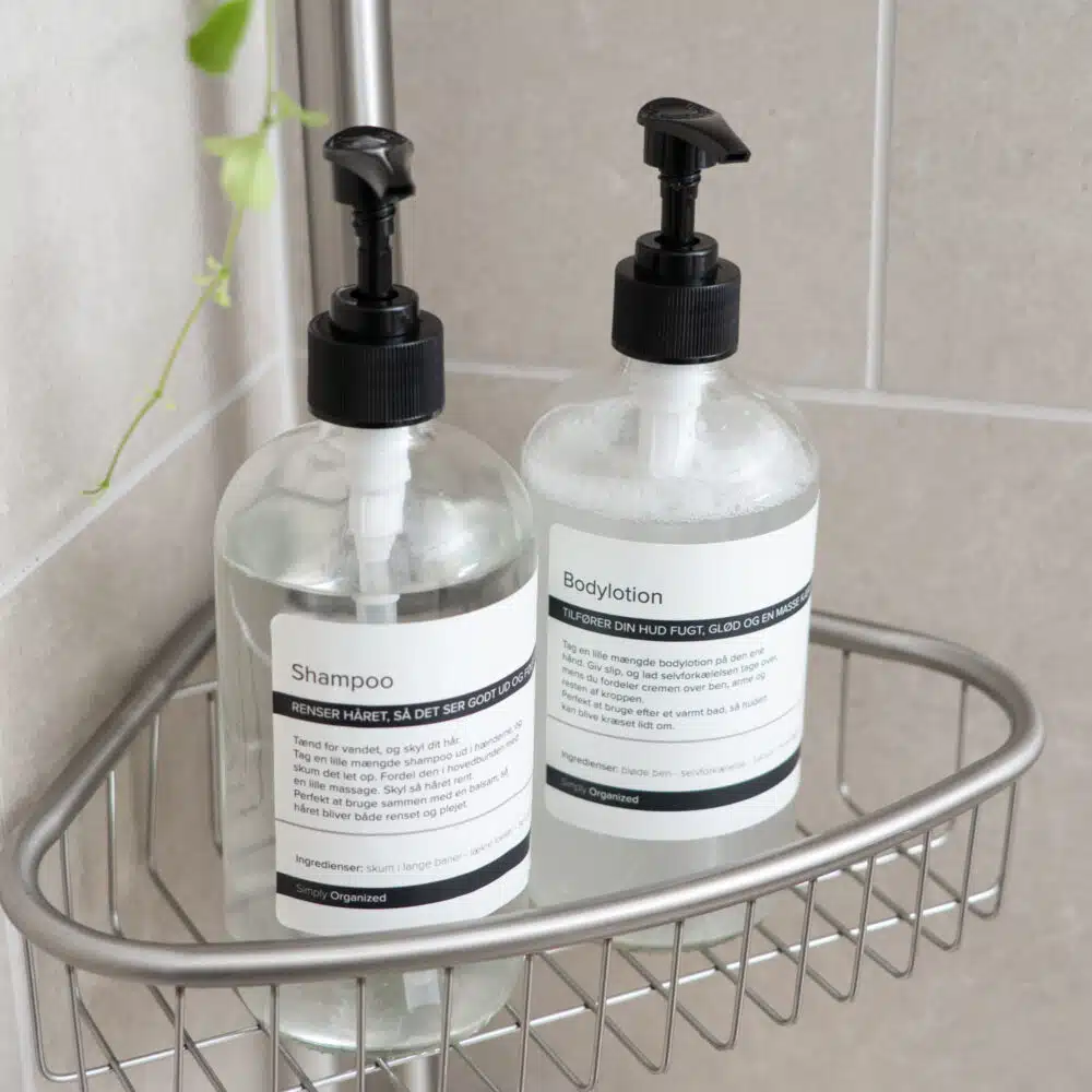 Freja – Sæbedispenser i glas, 450 ml (4 pumpevarianter)