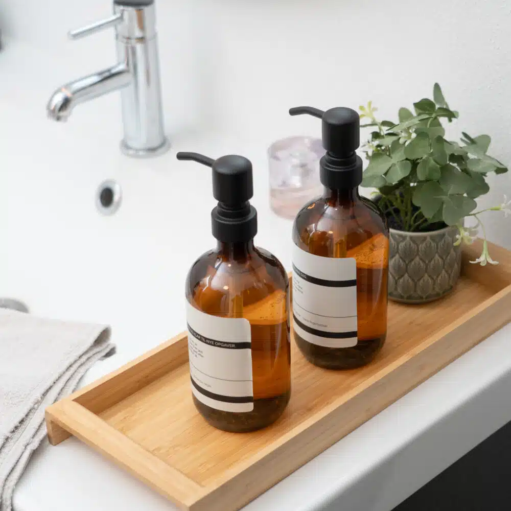 Frigga – Sæbedispenser i plast, 450 mL (4 pumpevarianter)