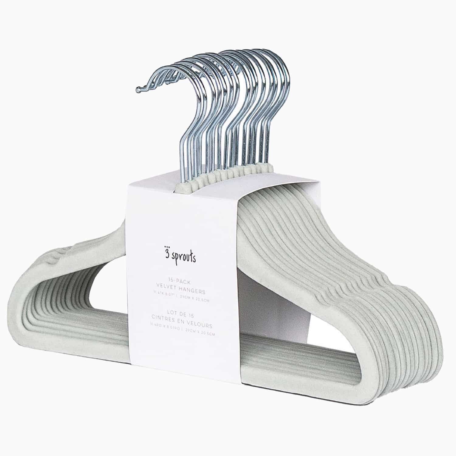 Børnebøjler (15 stk.) – Grøn – 29cm x 0,65cm x 20,5cm – Cirkeline