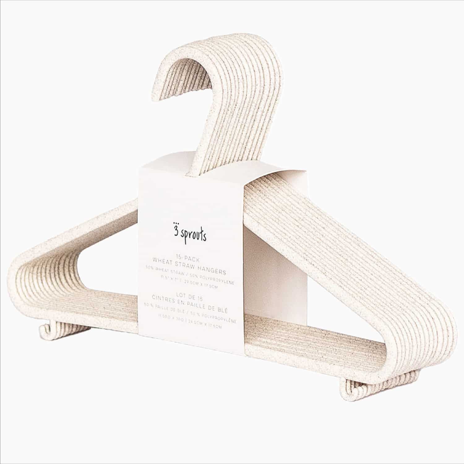 Børnebøjler (15 stk.) – Beige – 29,5cm x 1cm x 20,5cm – Gunilla