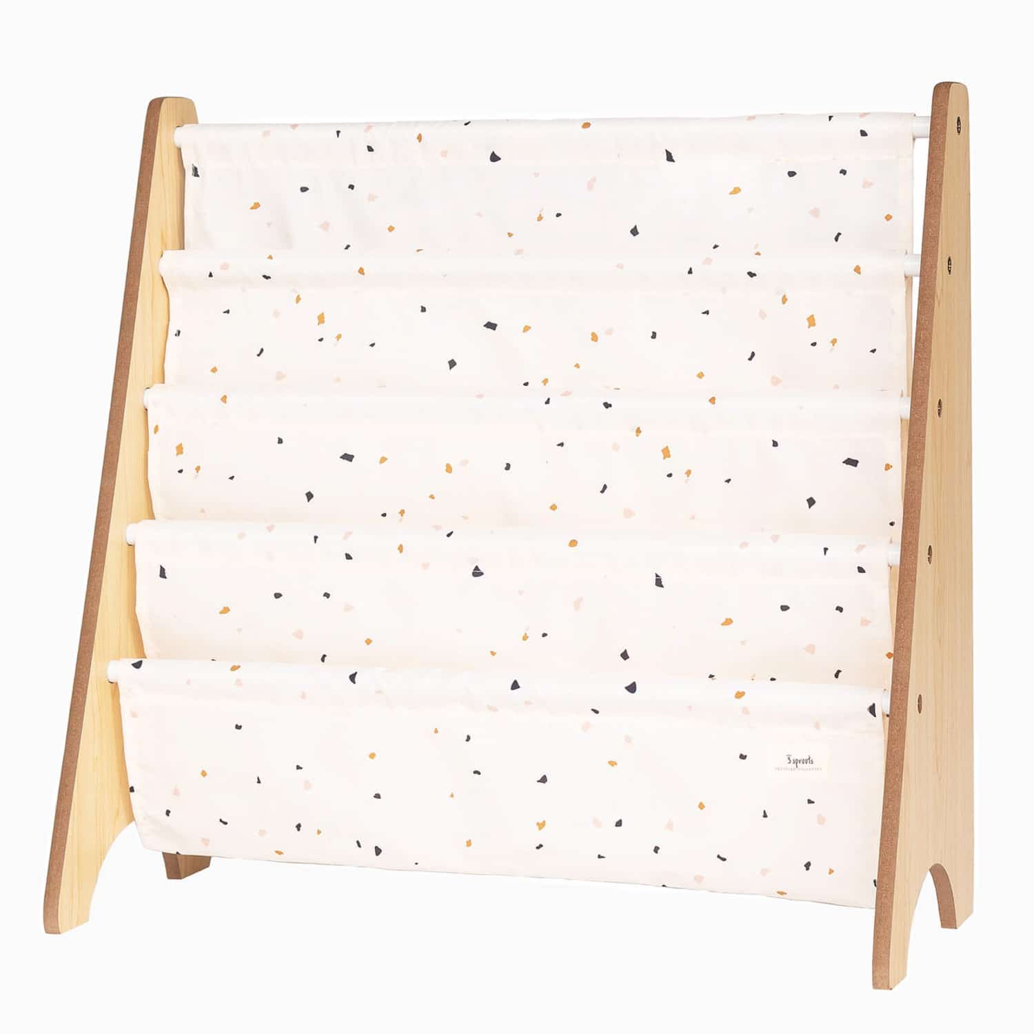 Bogreol til børn – Beige – 62cm x 25cm x 61cm – Gunilla