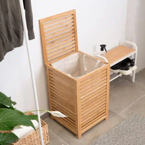 Adeline – Vasketøjskurv i bambus (50 eller 100 liter)
