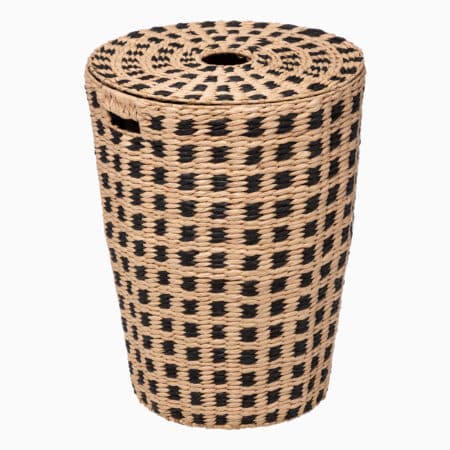 Raya – Vasketøjskurv i flettet papir (40 liter)