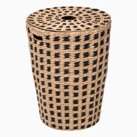 Raya – Vasketøjskurv i flettet papir (40 liter)