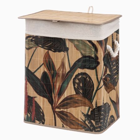Adeline – Vasketøjskurv i bambus (60 liter)