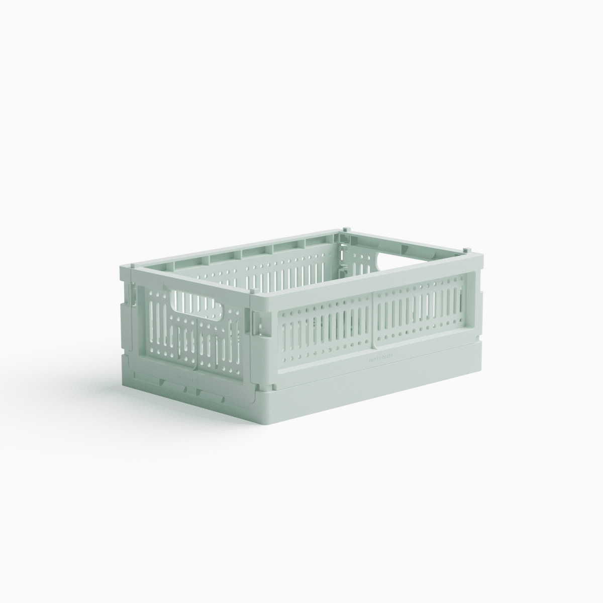 Foldekasse mini (15 farver) – Turkis – 17cm x 24cm x 9,5cm – Sigrid