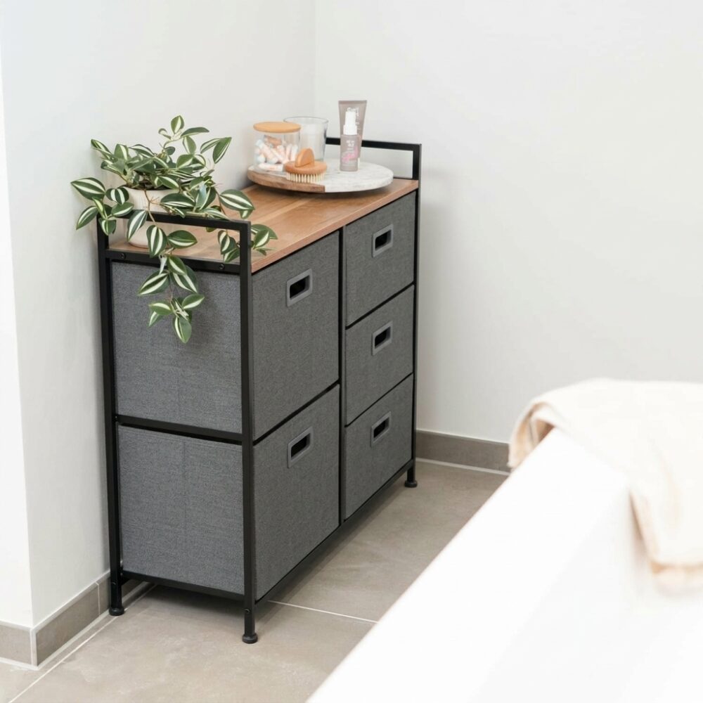 Sia – Opbevaringsmøbel med kasser (OBS. nyt design)