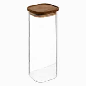 Mina - Opbevaringsglas med låg af akacietræ (4 størrelser)