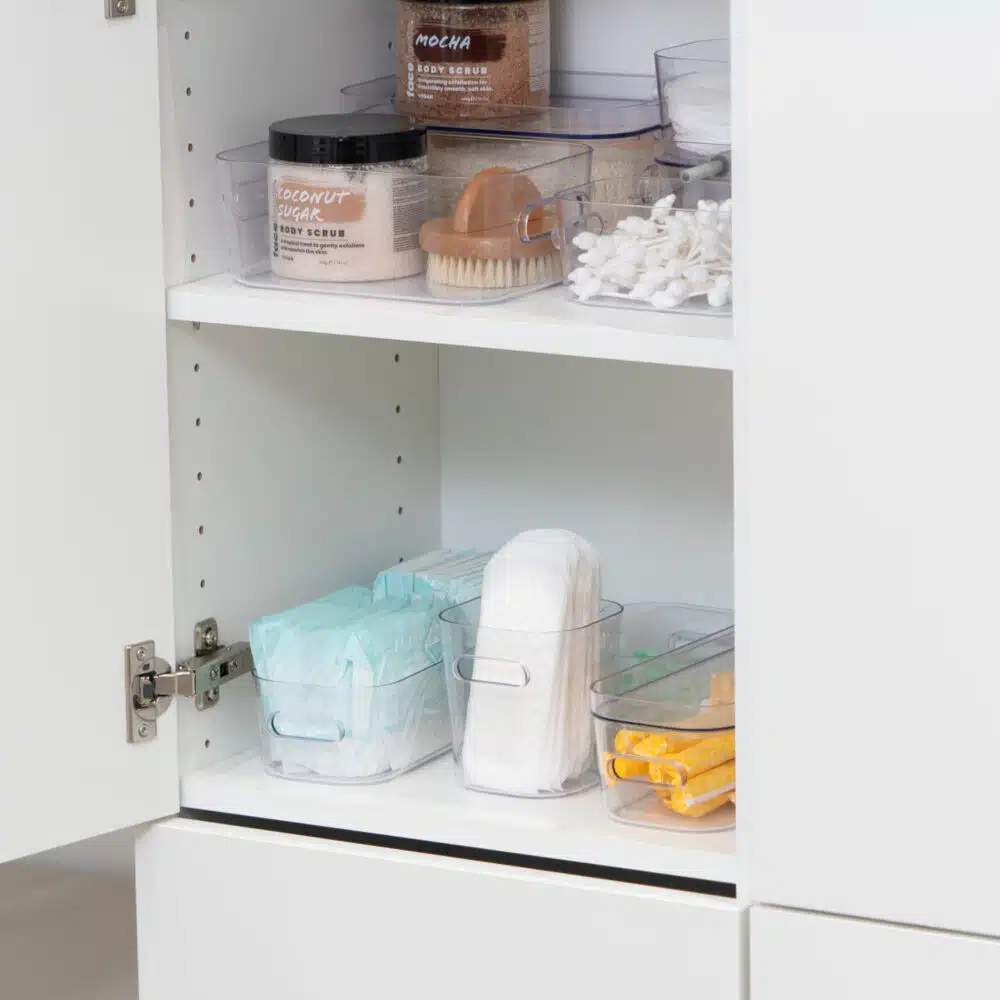 Cajsa – Transparent plastkasse (8 størrelser)