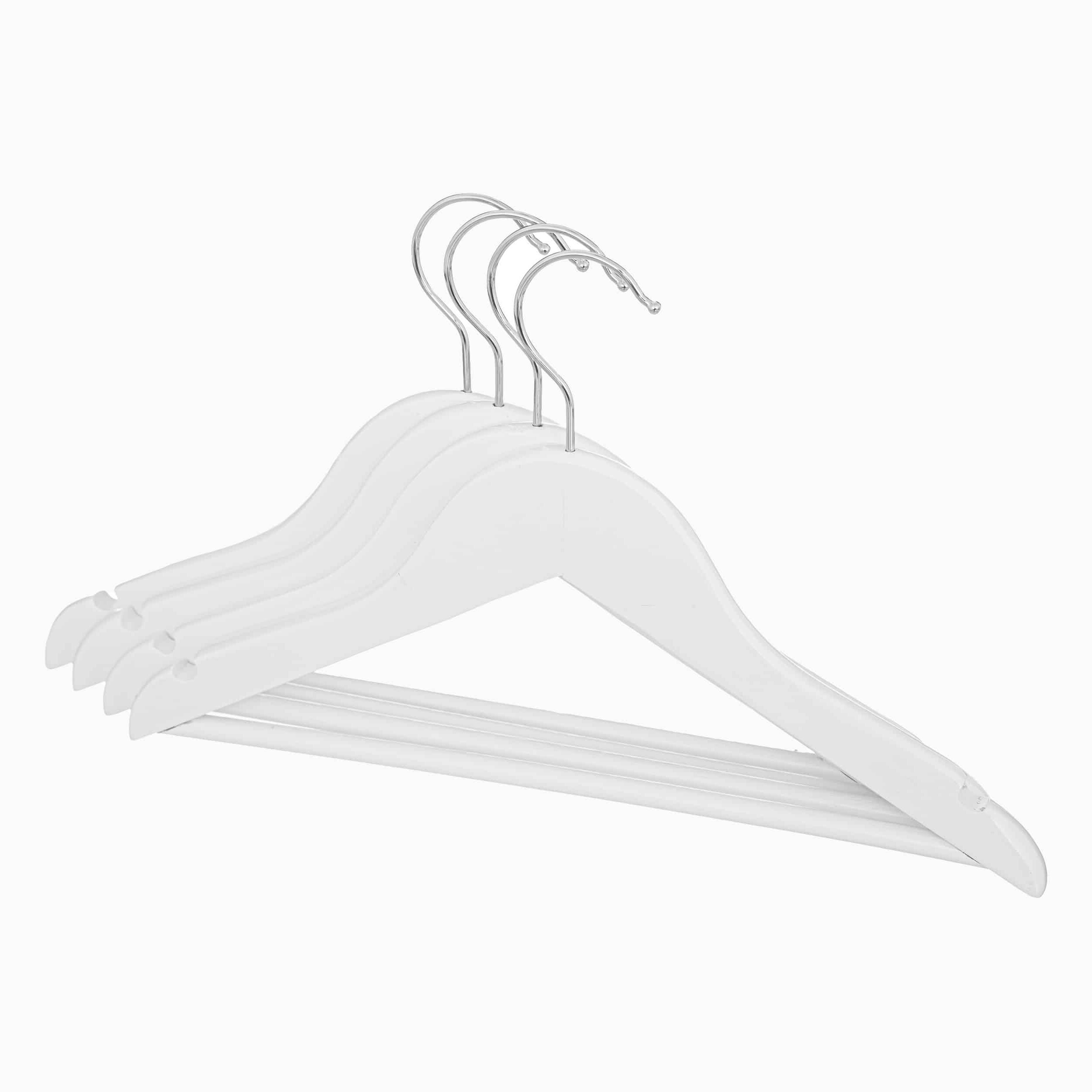 Træbøjler til børnetøj – Hvid – 30cm x 1,2cm x 19cm – My