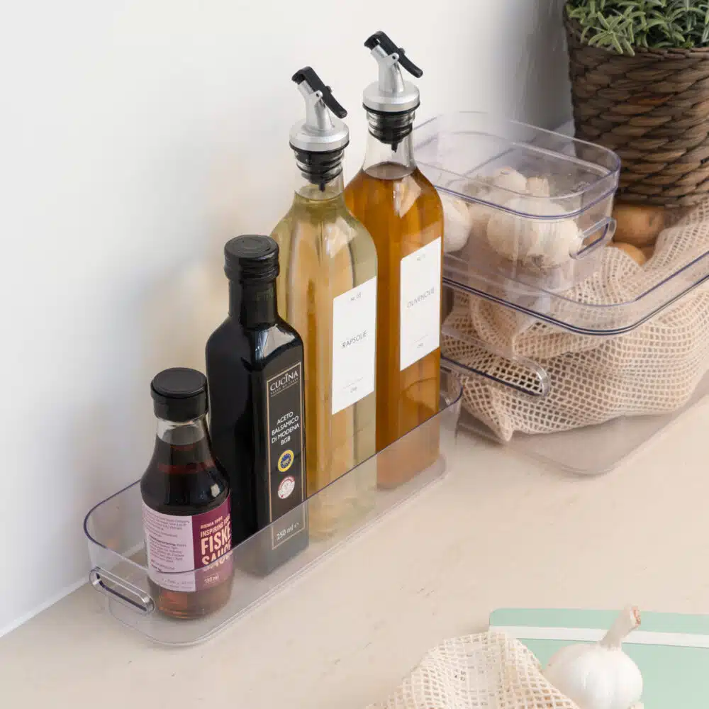 Cajsa – Transparent plastkasse (8 størrelser)