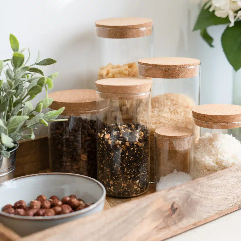 Robin – Opbevaringsglas med korklåg (flere varianter)