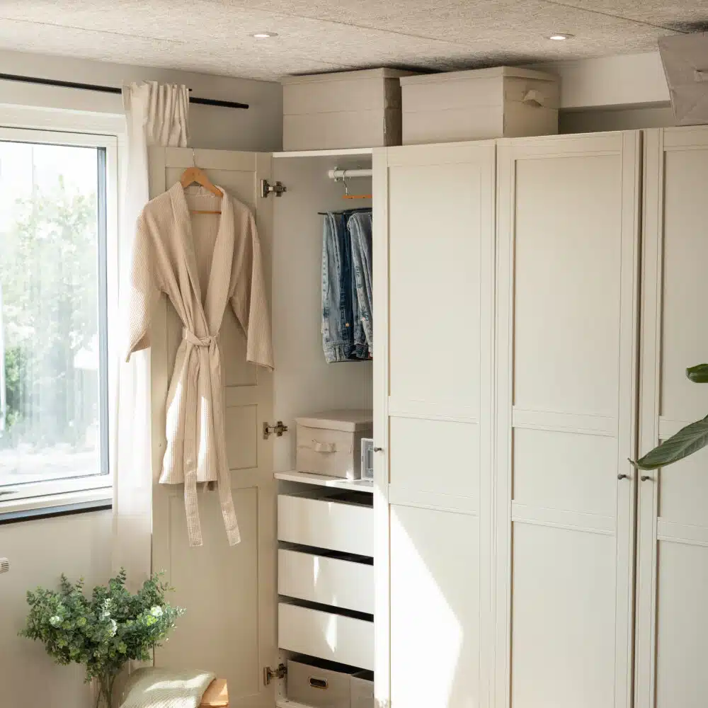 Carrie – Stofkasse med låg (3 størrelser)