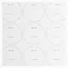 Rosalia - Runde blanke labels, 20 stk. (4,3 cm i diameter)