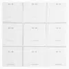 Rosalia - Kvadratiske blanke labels, 20 stk. (4,5 x 4,5 cm)